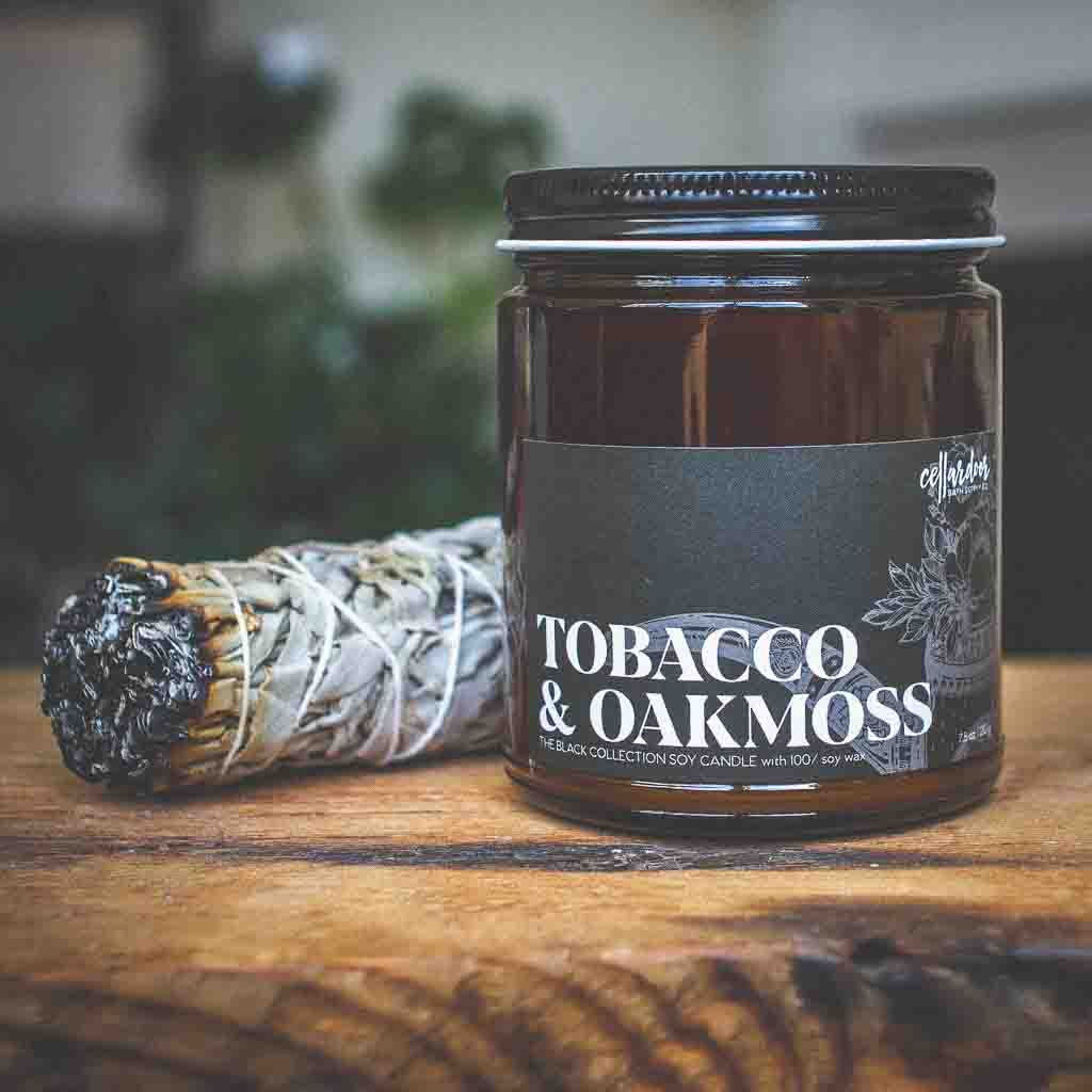 Tobacco & Oakmoss - 7.5 oz Soy Candle