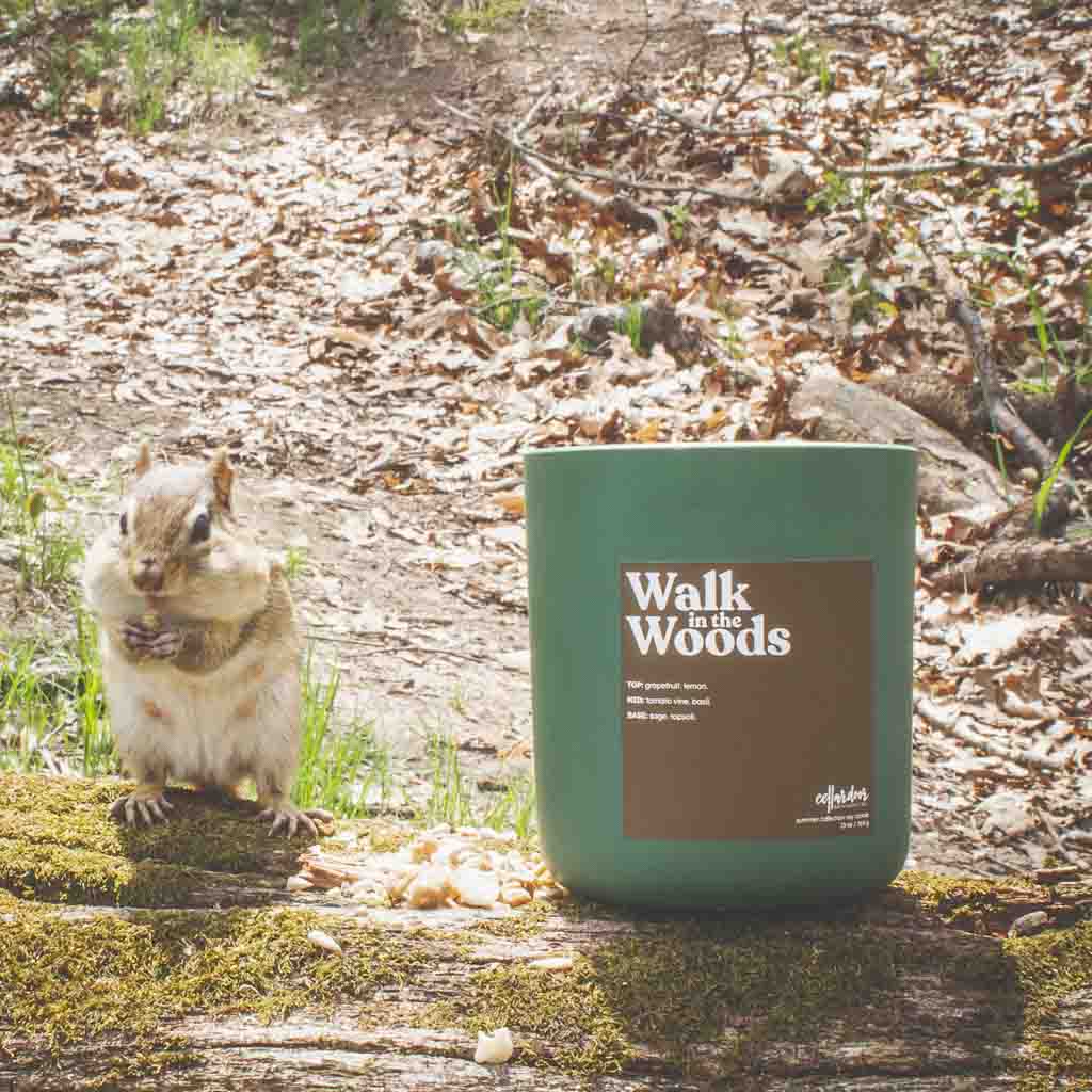 Walk in the Woods - 13 oz Wooden Wick Soy Candle