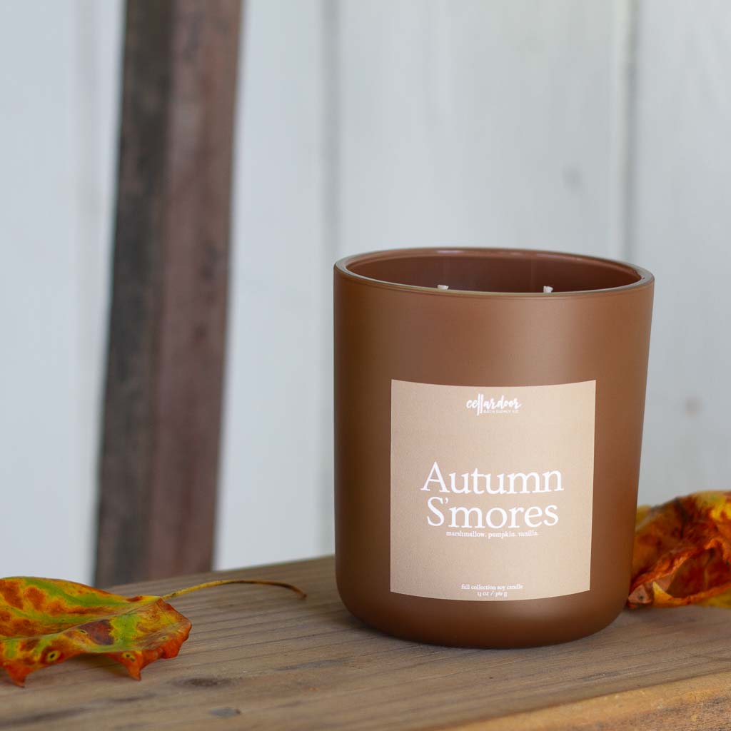 Autumn S'mores - 13 oz Double Wick Soy Candle