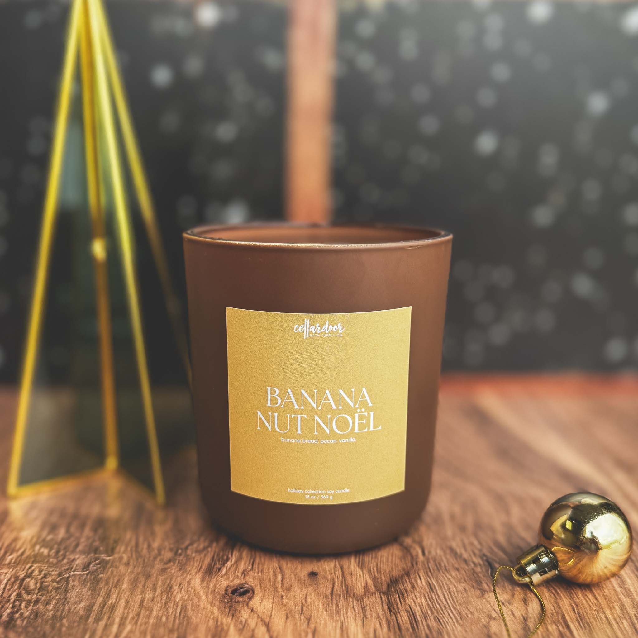 Banana Nut Noël - 13 oz Double Wick Soy Candle