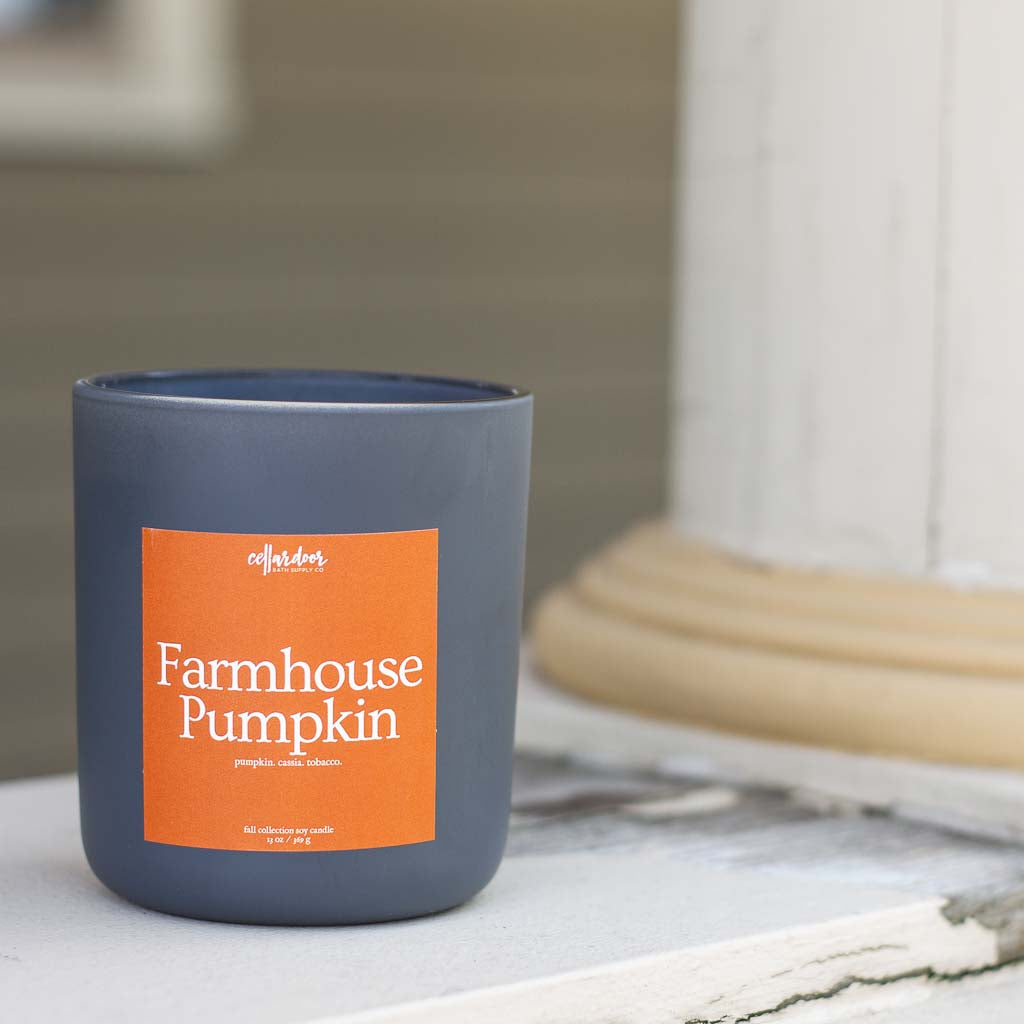 Farmhouse Pumpkin - 13 oz Double Wick Soy Candle