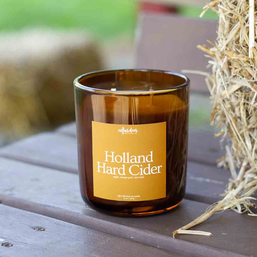 Holland Hard Cider - 13 oz Double Wick Soy Candle