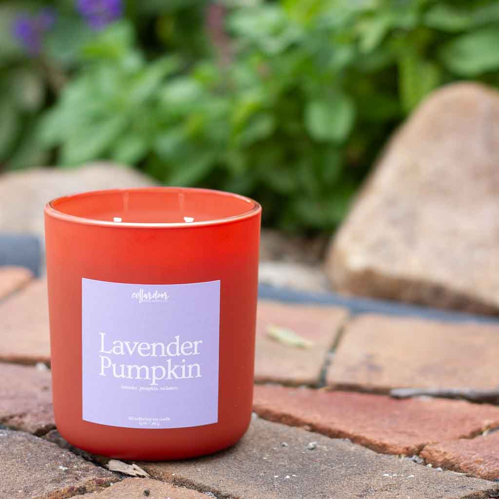 Lavender Pumpkin - 13 oz Double Wick Soy Candle