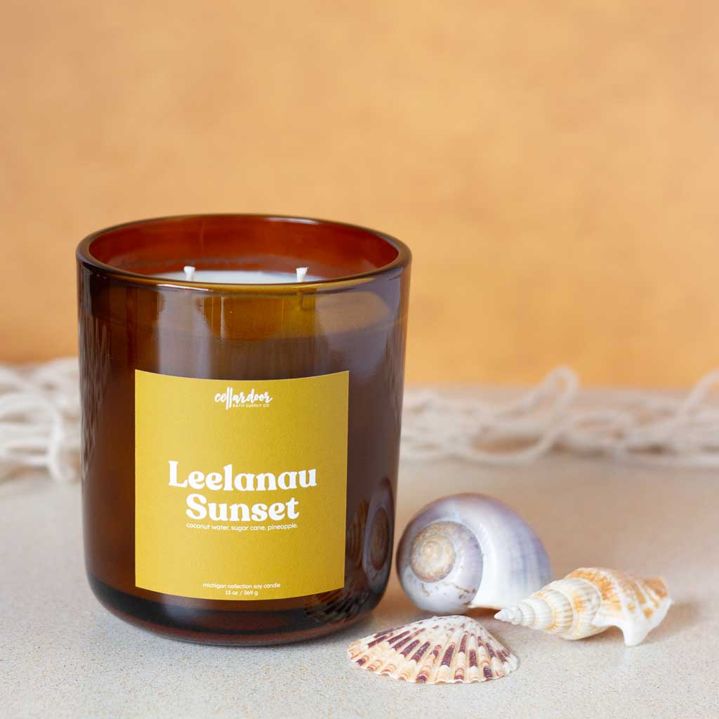 Leelanau Sunset - 13 oz Double Wick Soy Candle