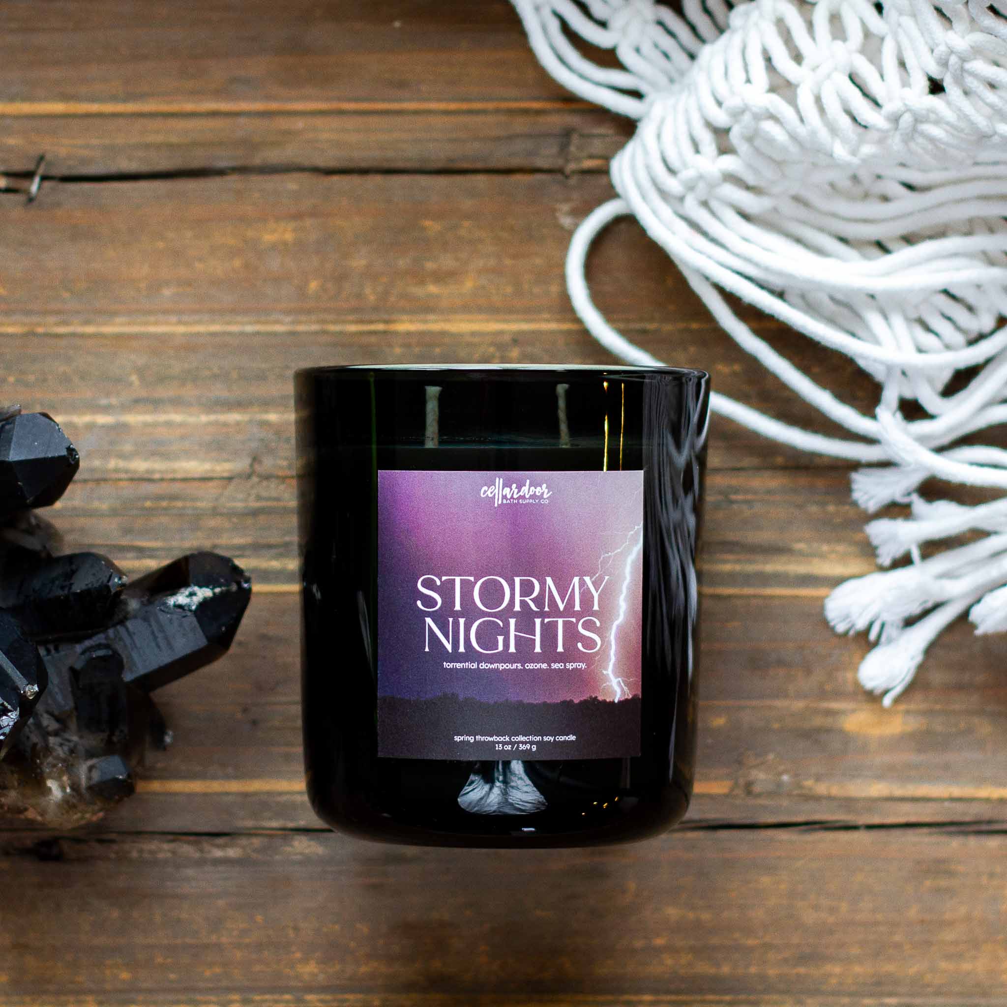 Stormy Nights - 13 oz Double Wick Soy Candle