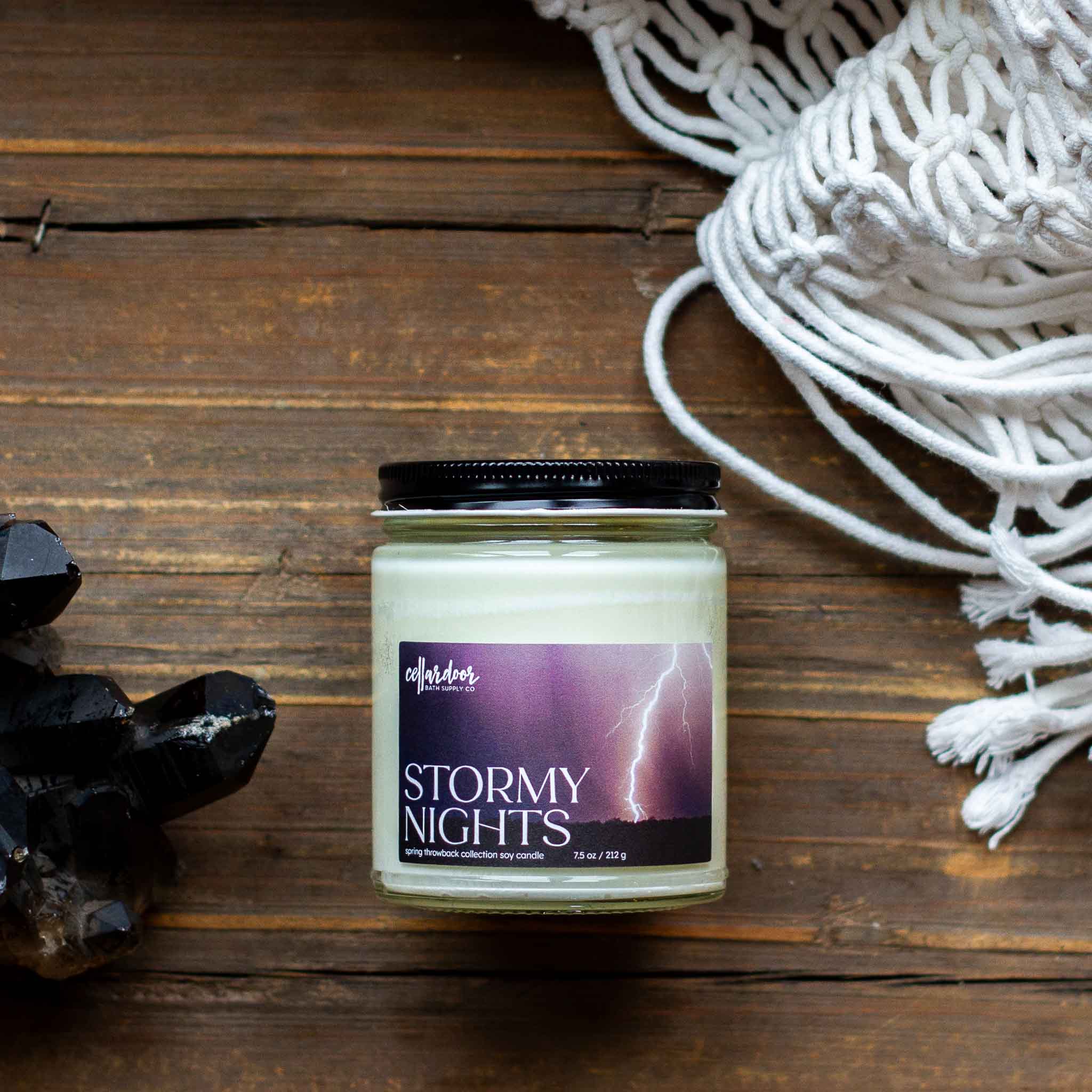 Stormy Nights - 7.5 oz Soy Candle