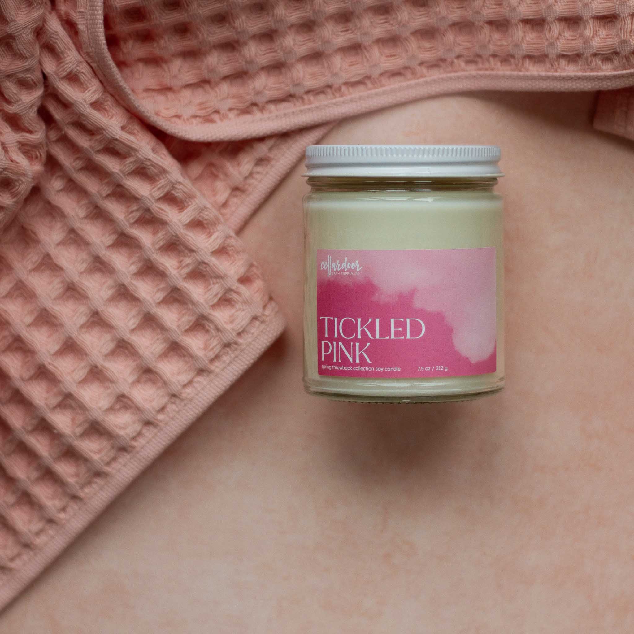 Tickled Pink - 7.5 oz Soy Candle