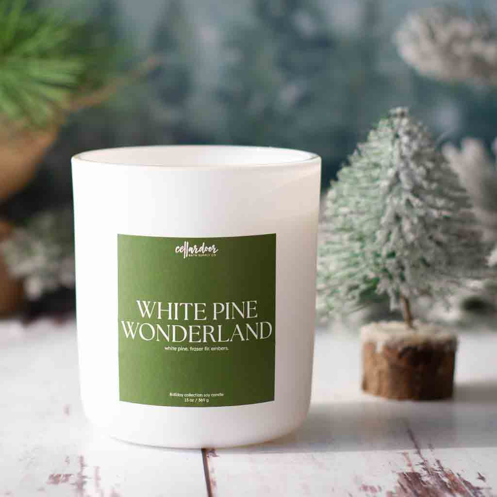 White Pine Wonderland - 13 oz Double Wick Soy Candle
