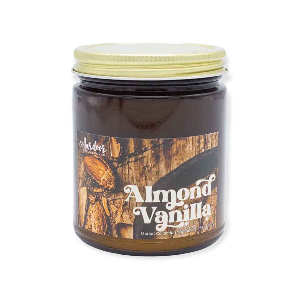 Almond Vanilla - 7.5 oz Soy Candle