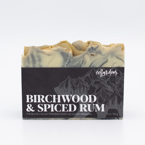 Birchwood + Spiced Rum Bar Soap - Cellar Door Bath Supply Co.