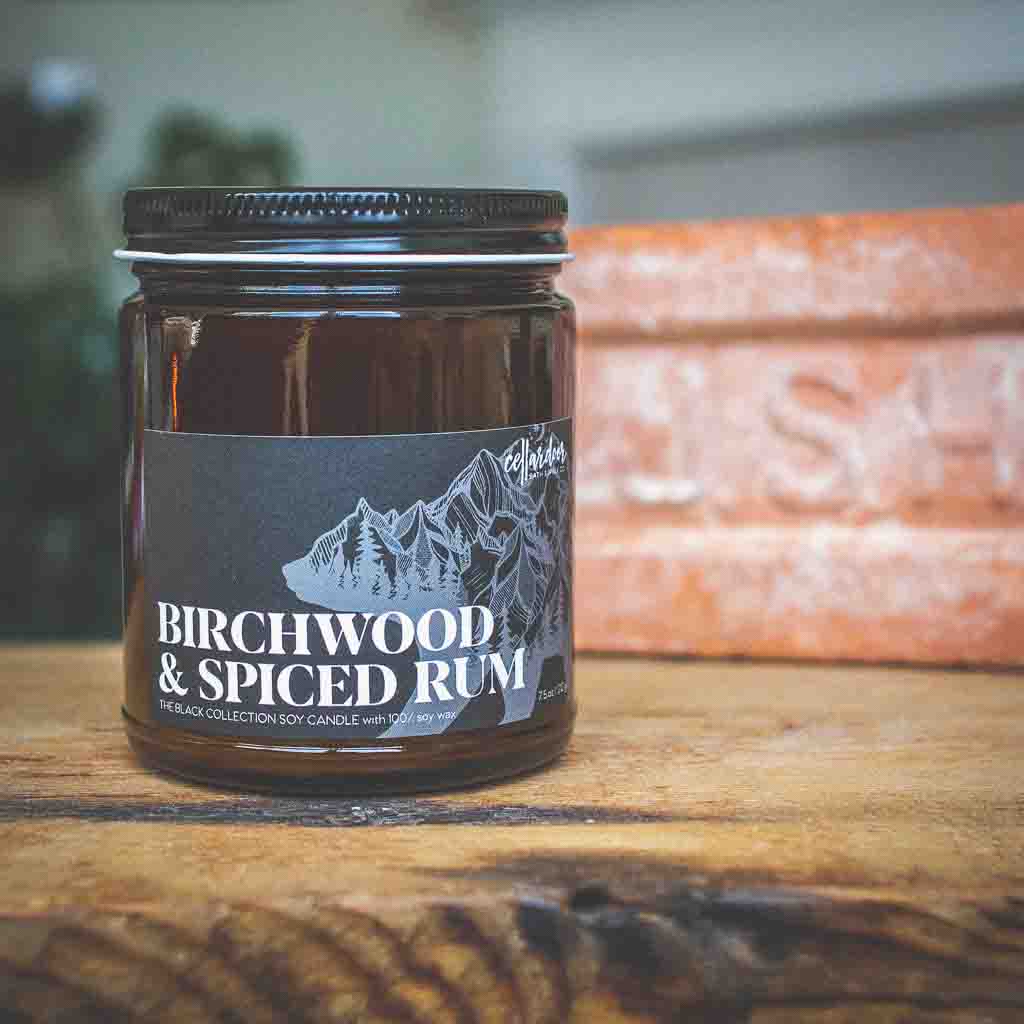 Birchwood & Spiced Rum - 7.5 oz Soy Candle