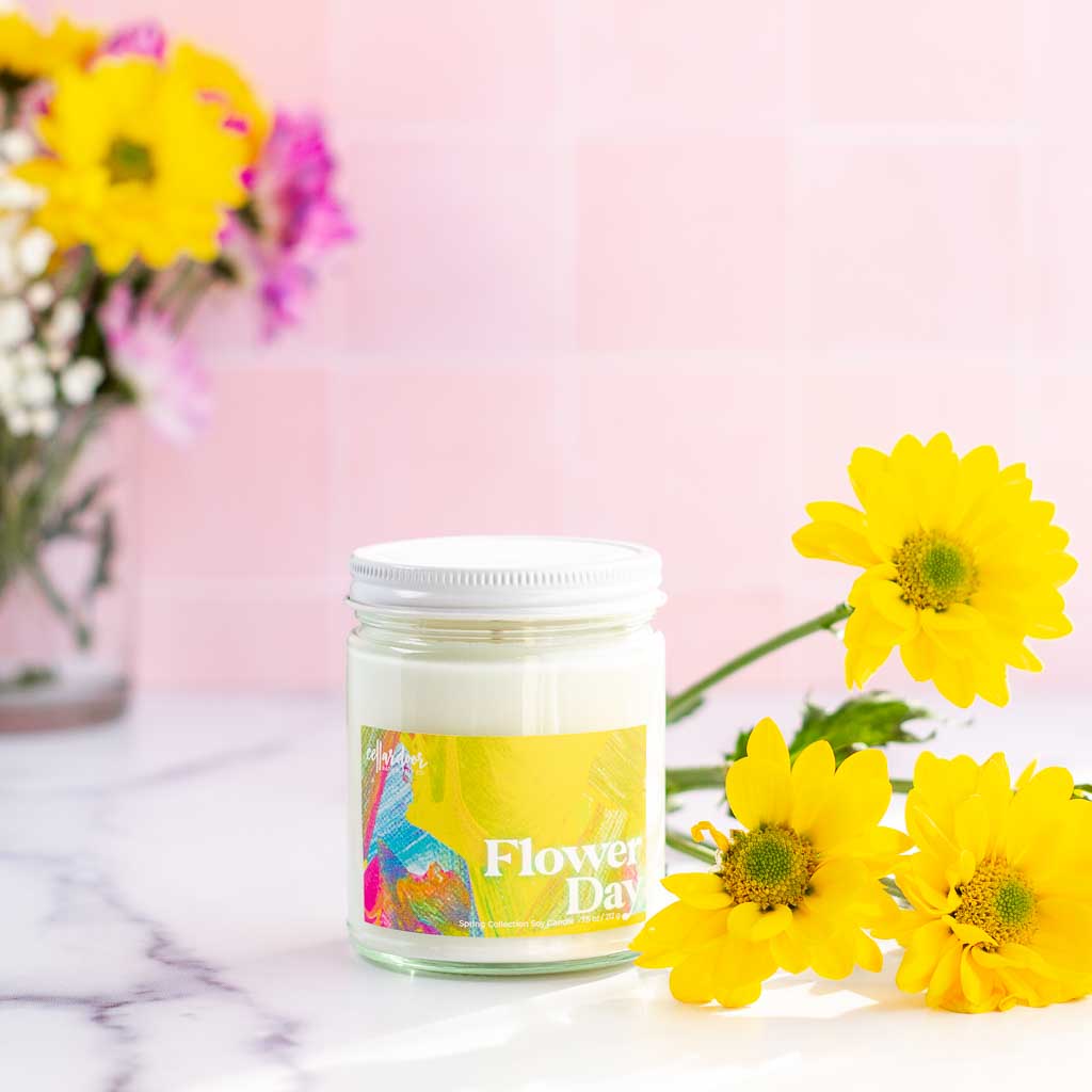 Flower Day - 7.5 oz Soy Candle