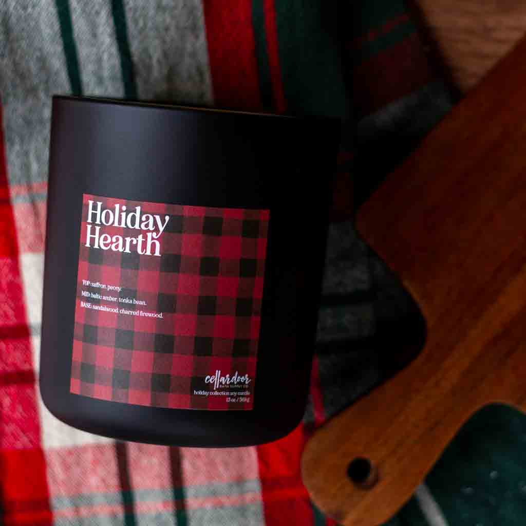 Holiday Hearth - 13 oz Wood Wick Soy Candle