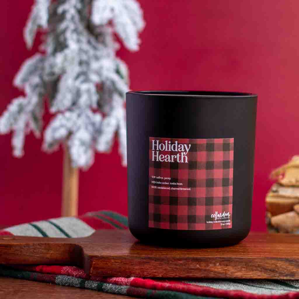 Holiday Hearth - 13 oz Wood Wick Soy Candle