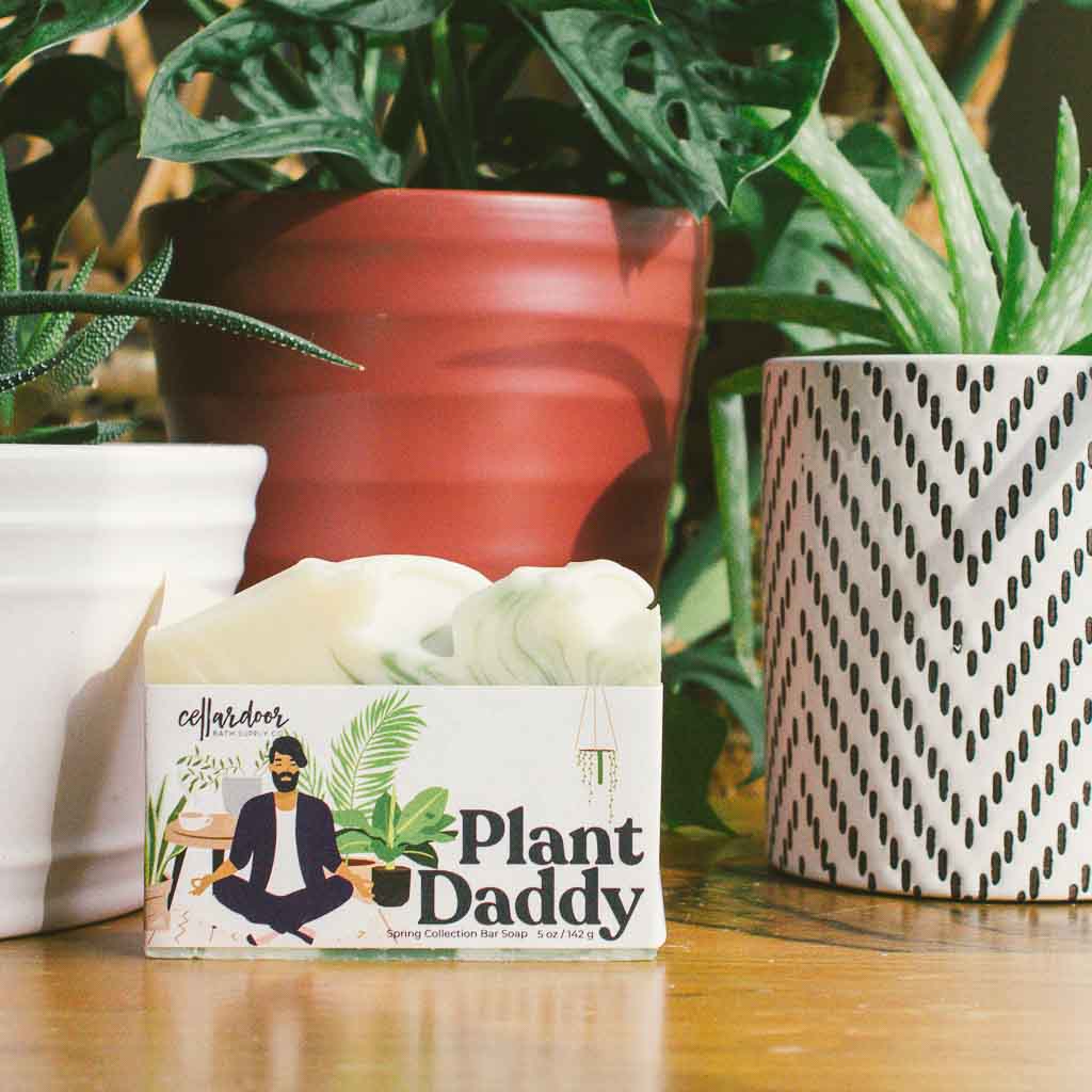 plant soap for indoor plants Plant Daddy Bar Soap