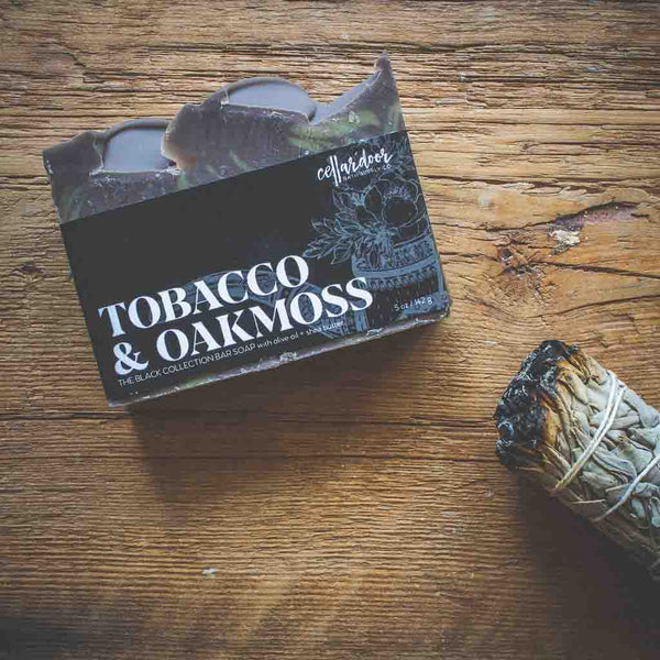 oakbrook tobacco Cellar Door Bar Soap: Tobacco & Oakmoss