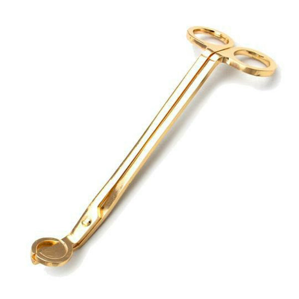 Ruikedasi Candle Wick Trimmer, 7 inches Long Gold Candle Wick Cutter Shear  Scissor, Wick Trimmer