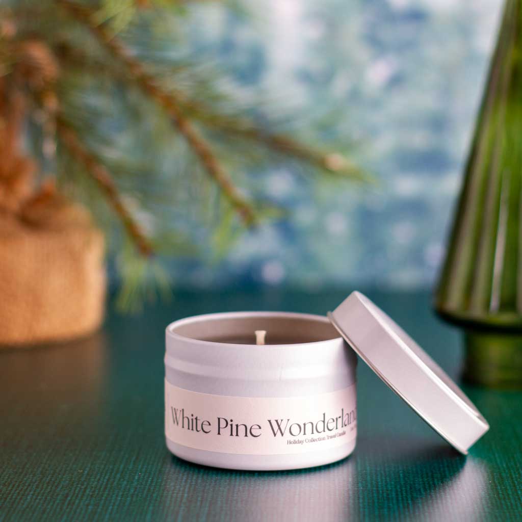 White Pine Wonderland - 3 oz Travel Candle
