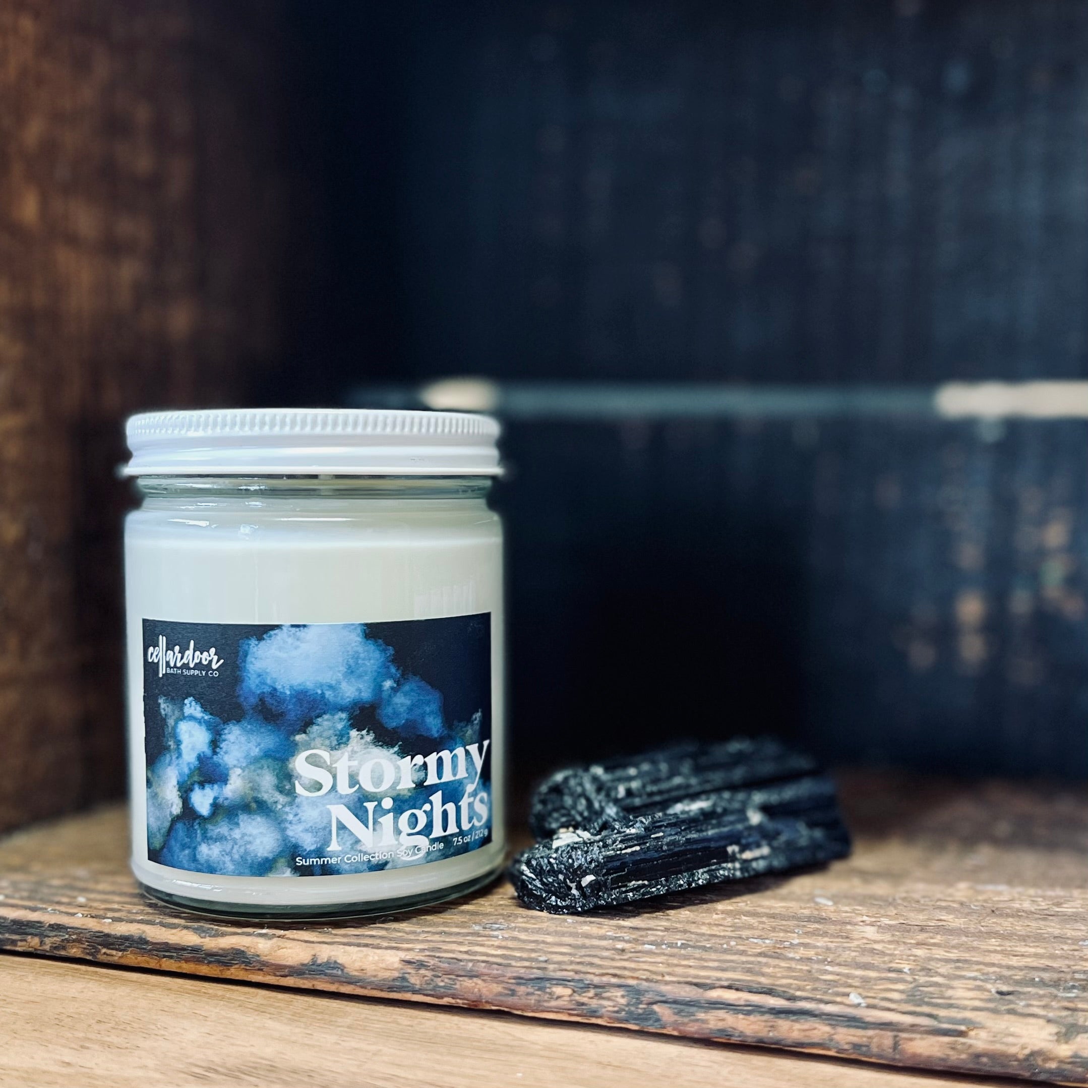 Stormy Nights - 7.5 oz Soy Candle